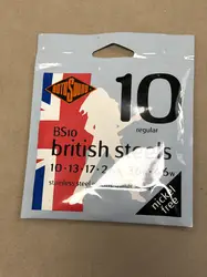 set de cordes de guitare electrique rotosound bs10 british stainless steel regular 10/46