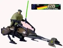 star wars - the power of the force 69651 - speeder bike with luke skywalker in endor gear
