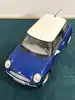 voiture miniature 1/18 solido new mini - bleu
