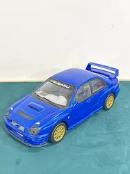 voiture miniature 1/18 solido subaru impreza - bleu