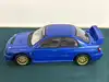 voiture miniature 1/18 solido subaru impreza - bleu