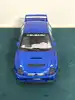 voiture miniature 1/18 solido subaru impreza - bleu