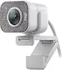 webcam pour streaming logitech streamcam usb - c, vidéo verticale full hd 1080p blanc