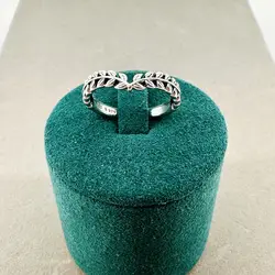 bague pandora chevron epis de blé t50 argent 925 millième (22 ct) 2,45g