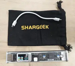 batterie portable shargeek storm 2 slim 20.000 mah - 100w - type c - usb a - 14,4v 5ah