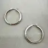 boucles d'oreilles créoles argent 925 millième (22 ct) 3,24g