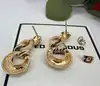 boucles d'oreilles vintage ted lapidus plaqué or