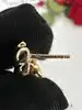 boucles d'oreilles vintage ted lapidus plaqué or