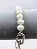 bracelet pandora perle culture d'eau douce traitée me argent 925 millième (22 ct) 9,94g