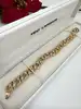bracelet ted lapidus plaqué or maille fantaisie vintage