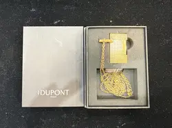 briquet st dupont collier doré k27067ch