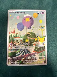 carte pokémon baudrive 136/128