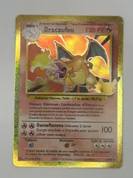 carte pokémon dracaufeu 4/102 30 ans