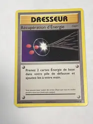 carte pokémon dresseur récupération d'energie 77/108