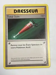 carte pokémon dresseur  total soin 78/108