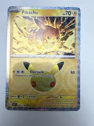 carte pokémon pikachu 02/30 024/128 - 30ans
