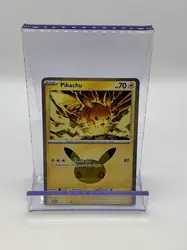 carte pokémon pikachu 02/30 30 ans