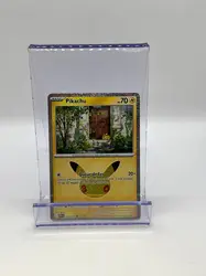 carte pokémon pikachu 039/128 30 ans