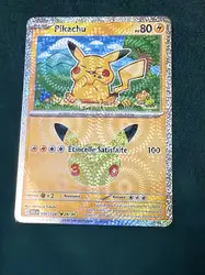 carte pokémon pikachu 28/30 050/128 - 30 ans