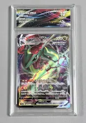 carte pokémon rayquaza vmax 108/172 - gradée collect aura 10