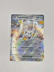 carte pokemon togedemaru ex 190 pv 149/217 mega evolution heros transcendants