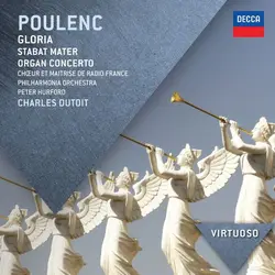 cd poulenc - françoise pollet, chœur de radio france, orchestre national de france, charles dutoit - gloria / stabat mater / organ