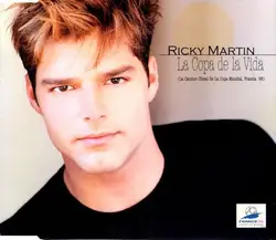 cd ricky martin - la copa de la vida (la cancion oficial de la copa mundial, francia '98) (1998)