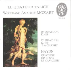 cd wolfgang amadeus mozart, joseph haydn, le quatuor talich - le quatuor talich, wolfgang amadeus mozart - 16e quatuor k.428 / 17e