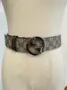 ceinture gucci gg supreme en toile et cuir avec boucle interlocking g argentée taille 100