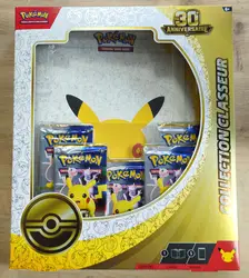 collection classeur coffret pokémon 30e anniversaire - 5 boosters 1