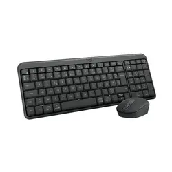 ensemble clavier azerty et souris sans fil logitech mk250 graphite