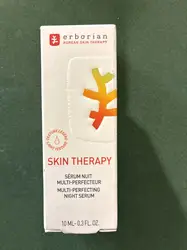 erborian - skin therapy - sérum nuit multi perfecteur 10ml