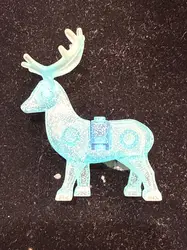 figurine lego harry potter animal sortilège du patronus cerf translucide 51538c01
