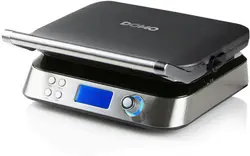 gaufrier 1600 w inox/noir waffle genius - do9219w - domo