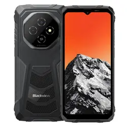 jeu nes smartphone blackview fort 1 noir : 6.56' hd+,18go+256go, 10000mah, android 15,empreinte digitale, dual sim 4g,nfc,gps télé