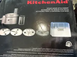 kitchenaid ksm2fpa accessoire robot culinaire, kit de dés, argent