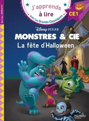 livre j'apprends à lire avec les grands classiques disney : monstres et cie : la fête d'halloween