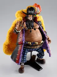 livre one piece - figurine s.h.figuarts marshall d. teach four emperors 25 cm