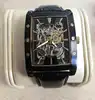 montre pierre lannier tonneau 306c4 - automatique - bracelet cuir