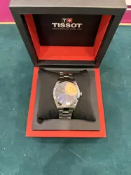 montre tissot gentleman bleu t127410a