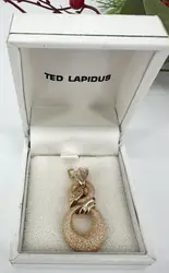 pendentif vintage ted lapidus plaqué or