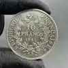 piece 10 francs hercules 1965 argent 900 millième 24,87g