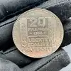 pièce 20 francs turin 1938 argent 680 millième 20,03g
