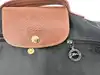 sac à main / porte-documents longchamp le pliage original en toile noir