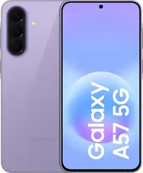 smartphone samsung galaxy a57 6,7' 5g nano sim 128 go lavande
