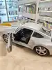 voiture miniature 1/18 anson - porsche 911 turbo gt2 - grise