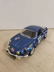 voiture miniature 1/24 burago alpine a110 - bleu