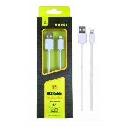 cable iphone 5/6 1m blanc one plus 801114