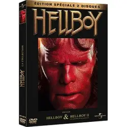 dvd hellboy + hellboy ii, les légions d'or maudites