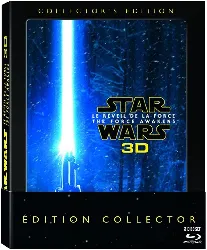 dvd star wars 7 : le réveil de la force - édition collector blu - ray 3d + blu - ray